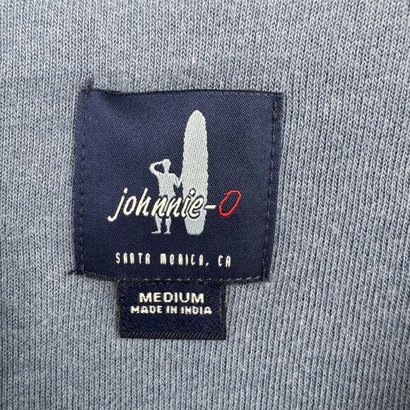 Johnnie-O Crewneck Sweatshirt Mens Medium Blue Riviera CC Coral Gables - Picture 9 of 15